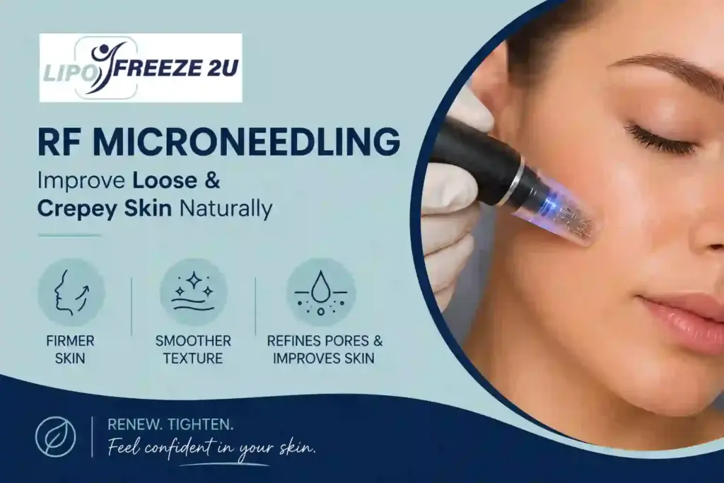 Can RF Microneedling Help Improve Loose and Crepey Skin Thrapston?